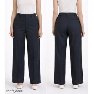 Golden Goose Wool Dress Pants Womens Small Black Straight Leg